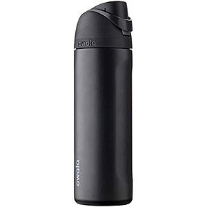 [AC] $16.87* | 24-Oz Owala FreeSip Stainless Steel Water Bottle (Very, Very Dark) at Amazon